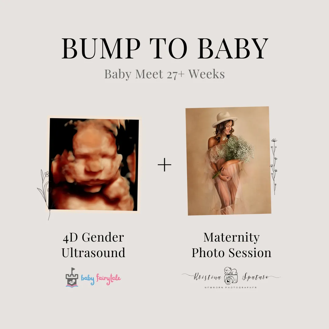 Bump to Baby 27+ Week Ultrasound + Photo