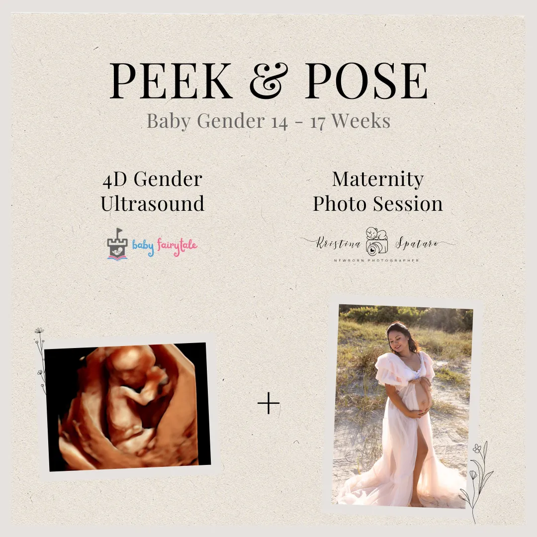 Peek & Pose Gender Ultrasound + Photo