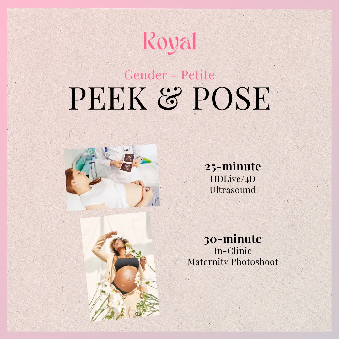 Peek & Pose Gender Ultrasound + Photo