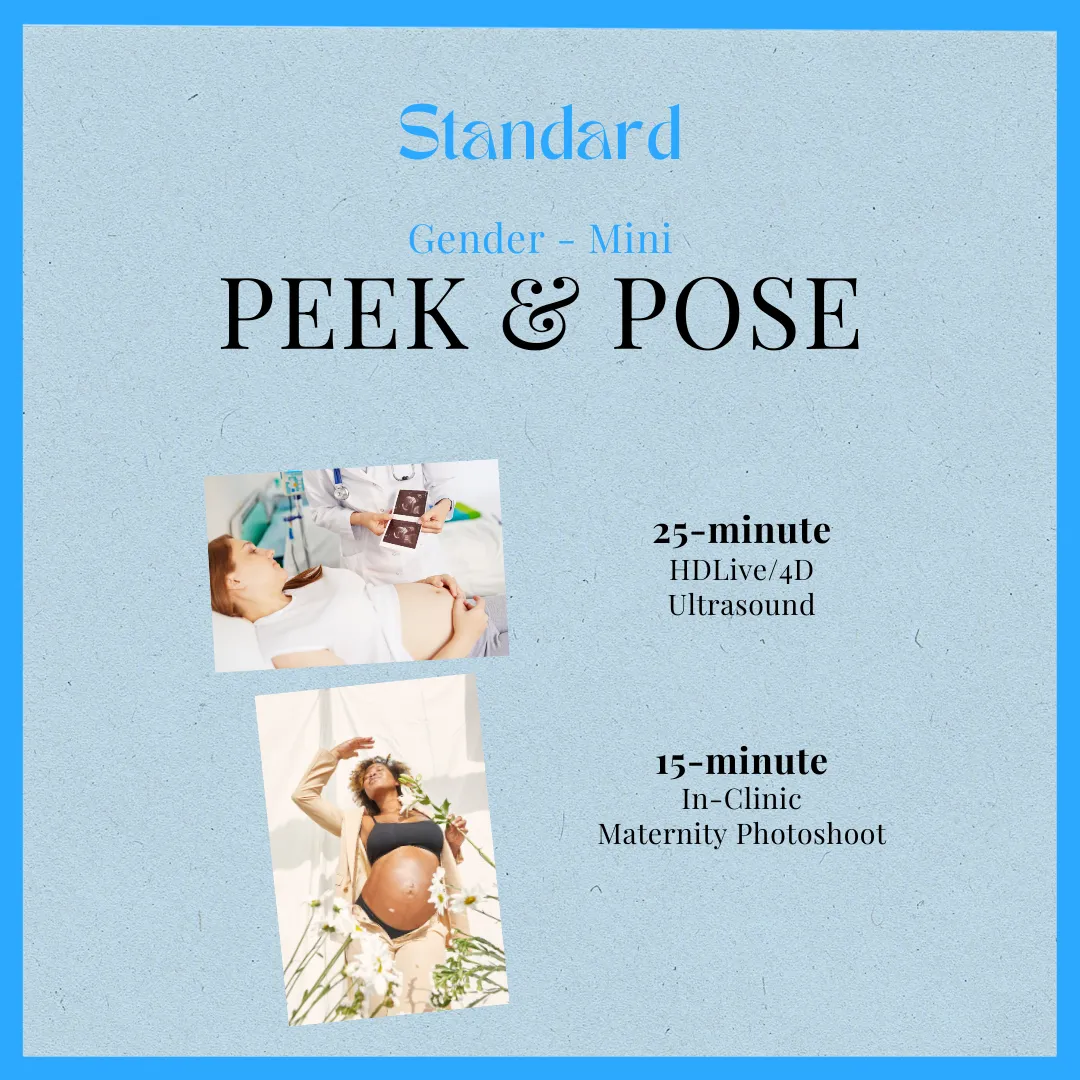 Peek & Pose Gender Ultrasound + Photo